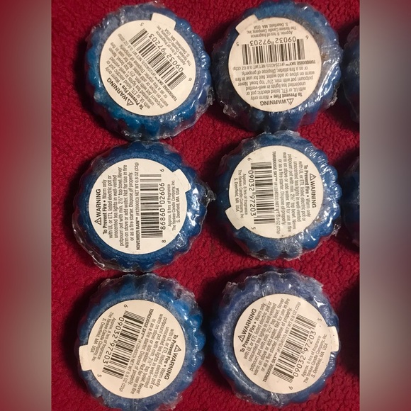 9- Blue November Rain Wax Tarts Yankee Candle RARE HTF - Picture 5 of 6